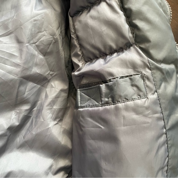 Boeing 747 Tera Gear Vintage Down & Feather Filled Grey Puffer Vest Men’s XL - Picture 6 of 10